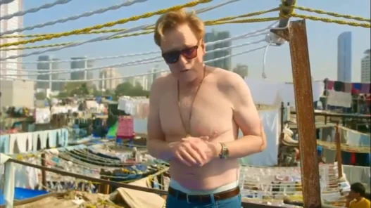 Conan O’Brien during the India episode of Conan O’Brien Must Go Season 3