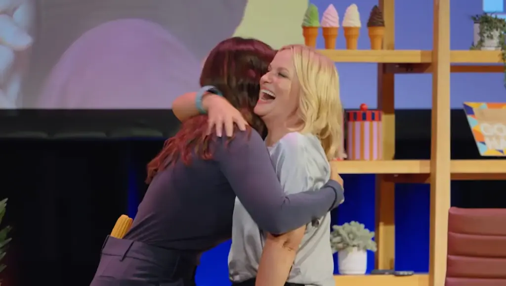 D’Arcy Carden during a live Good Hang with Amy Poehler taping in New York