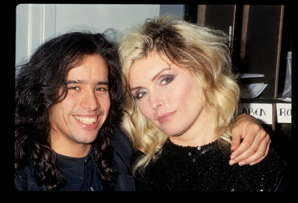 John Jellybean Benitez and Debbie Harry together in 1987.