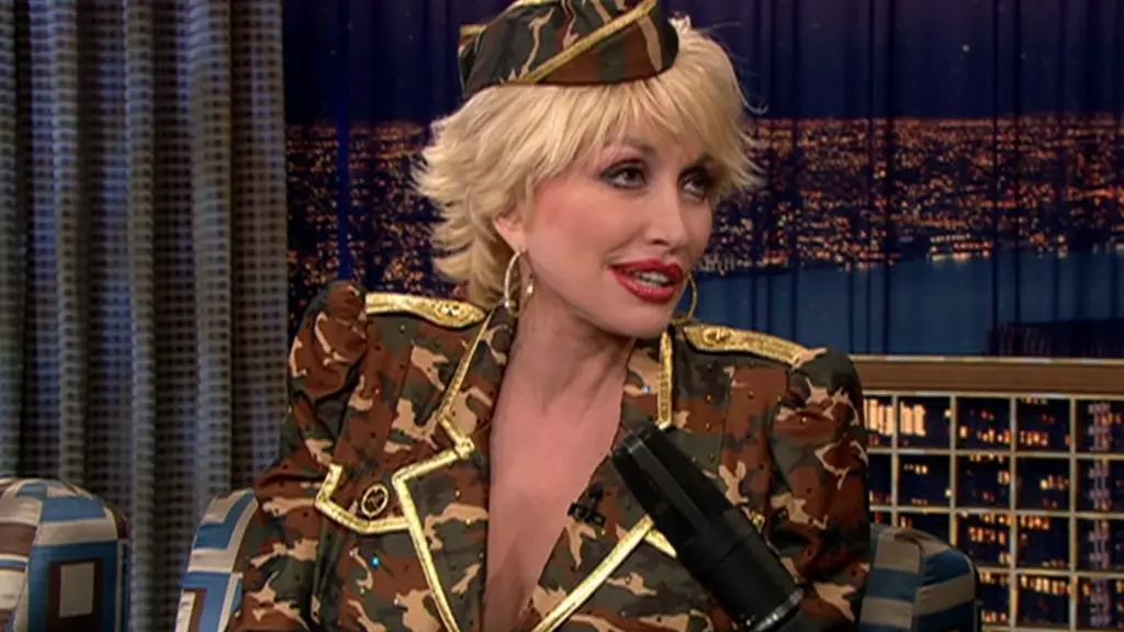 Dolly Parton on the Late Night with Conan O'Brien set in 2003