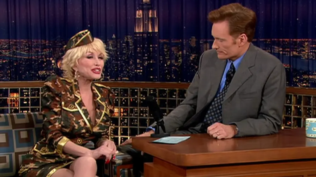 Dolly Parton in the 2003 Late Night with Conan O'Brien segment