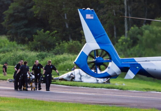 Carlisle Airport crash involving a Cessna and Pennsylvania State Police helicopter
