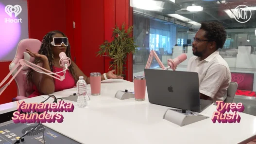 Yamaneika Saunders speaking during an episode of You’re The Problem with Yamaneika