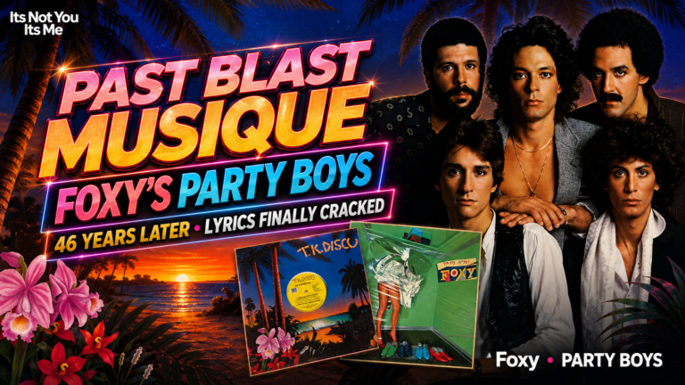 46 Years Later, We Finally Cracked the Lyrics to Foxy’s Forgotten Disco Gem “Party Boys”