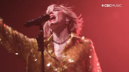 Goldie Boutilier during her CBC Music Live concert