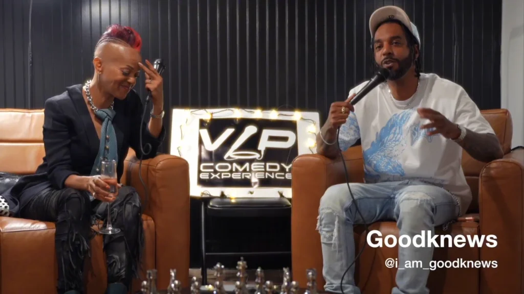B-Phlat during her Green Room podcast conversation in Rochester