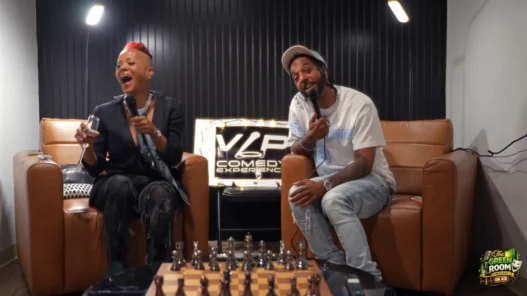 Comedian B-Phlat appearing on The Green Room Podcast from VIP Comedy Experience