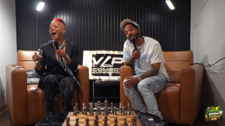 Comedian B-Phlat Visits “The Green Room” Podcast Episode 6 On VIP Comedy Experience