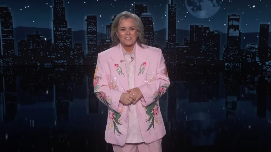 Rosie O’Donnell during her August 2026 television appearance