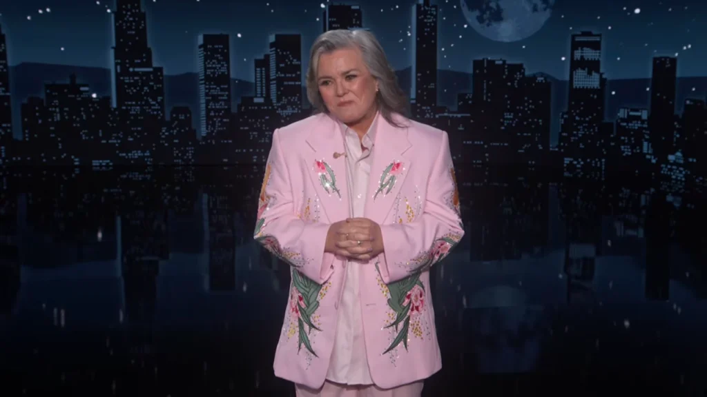Rosie O’Donnell during her August 2026 guest-hosting appearance