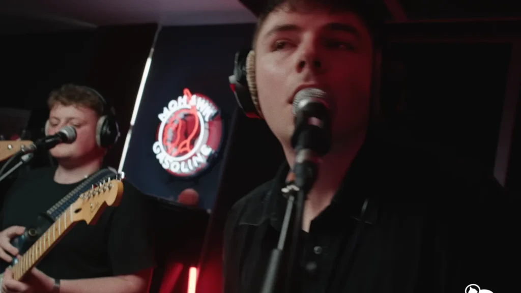 Home Counties performing Uptight in the SubCat Sessions studio