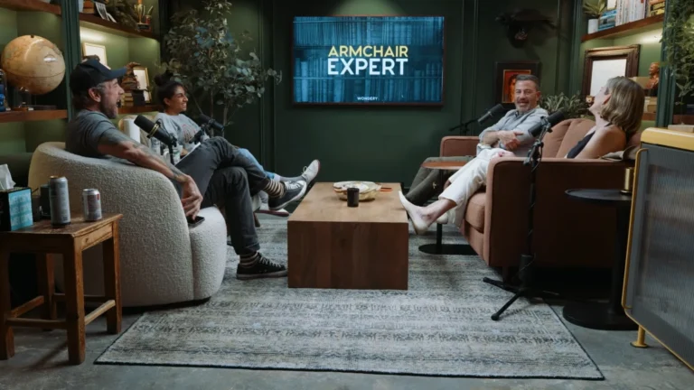 Jimmy Kimmel & Molly McNearney Visit Armchair Expert with Dax Shepard