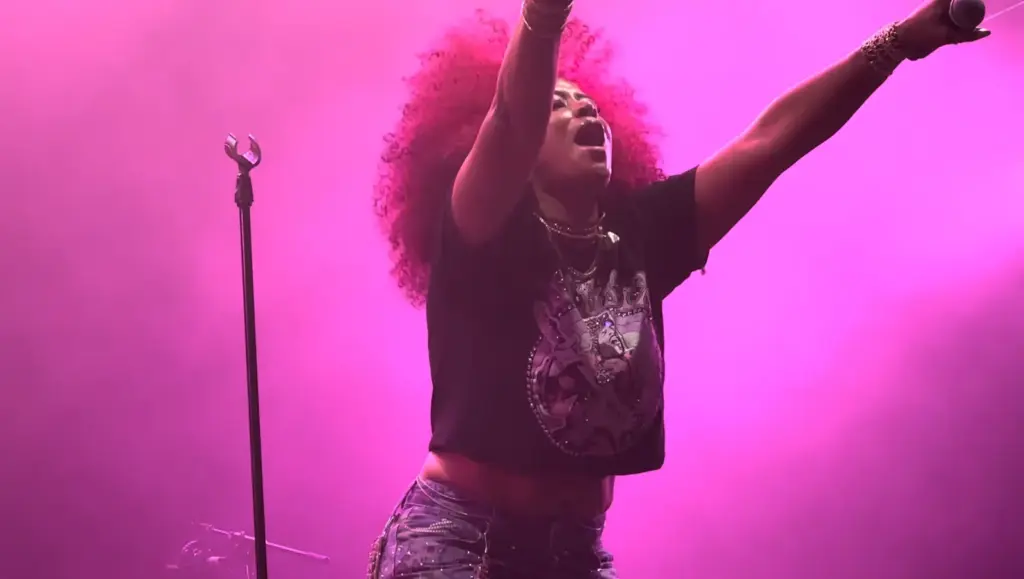 Kelis performing at Pukkelpop 2026 in Hasselt, Belgium