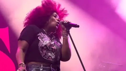 Kelis performing live at Pukkelpop 2026 in Hasselt, Belgium