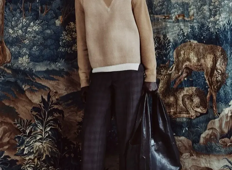 Fernando Cabral modeling Maison Margiela Fall 2026 Avant-Première menswear
