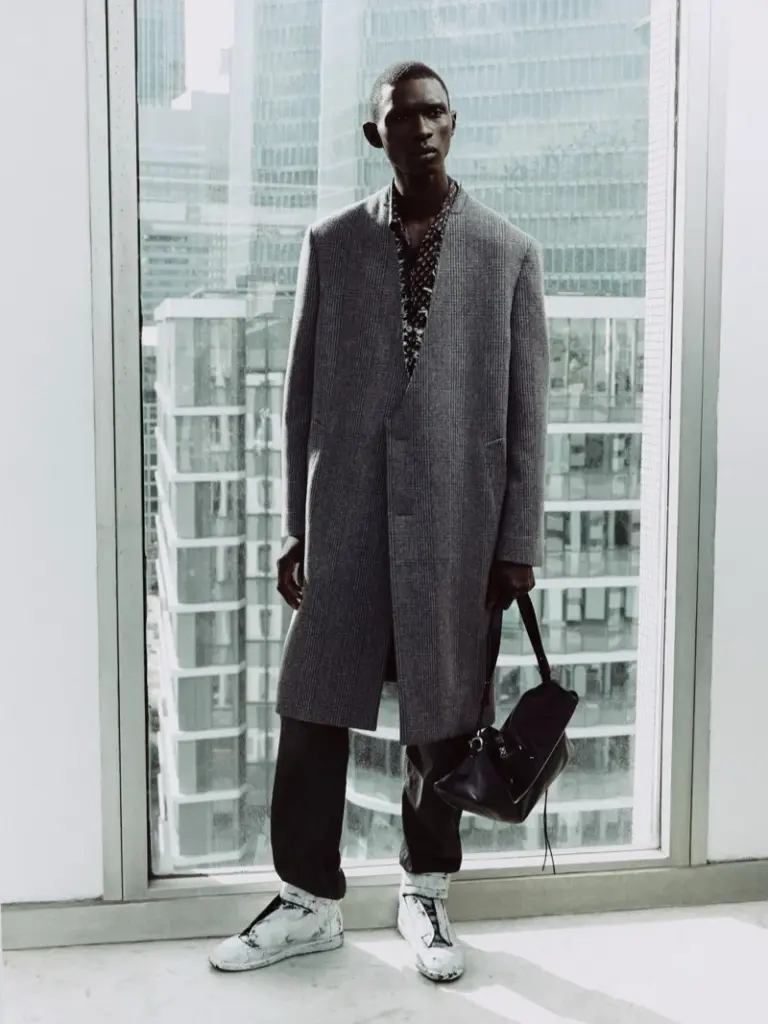 Fernando Cabral modeling Maison Margiela Fall 2026