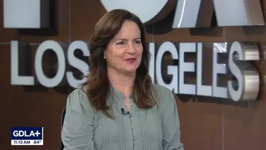 Martha Kelly during her Good Day LA Plus interview