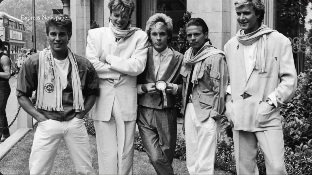Duran Duran keyboardist Nick Rhodes speaking in a one-on-one interview