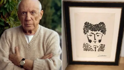 Recovered Pablo Picasso Torero print connected to the Milwaukee theft case