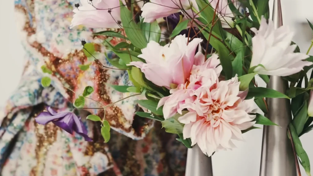 Pamela Anderson during Vogue Australia’s ikebana floral-arrangement feature, image 7