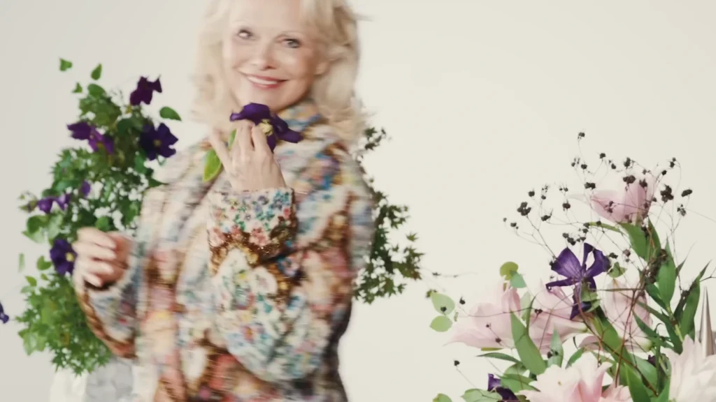 Pamela Anderson during Vogue Australia’s ikebana floral-arrangement feature, image 4