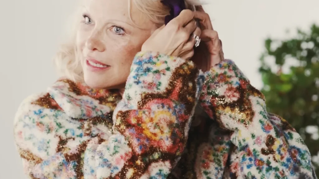 Pamela Anderson during Vogue Australia’s ikebana floral-arrangement feature, image 3