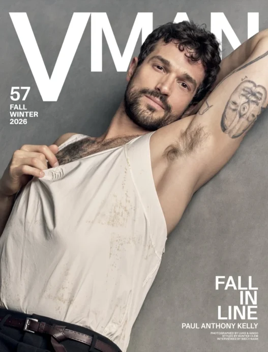 Paul Anthony Kelly photographed by Luigi & Iango for VMAN Fall/Winter 2026