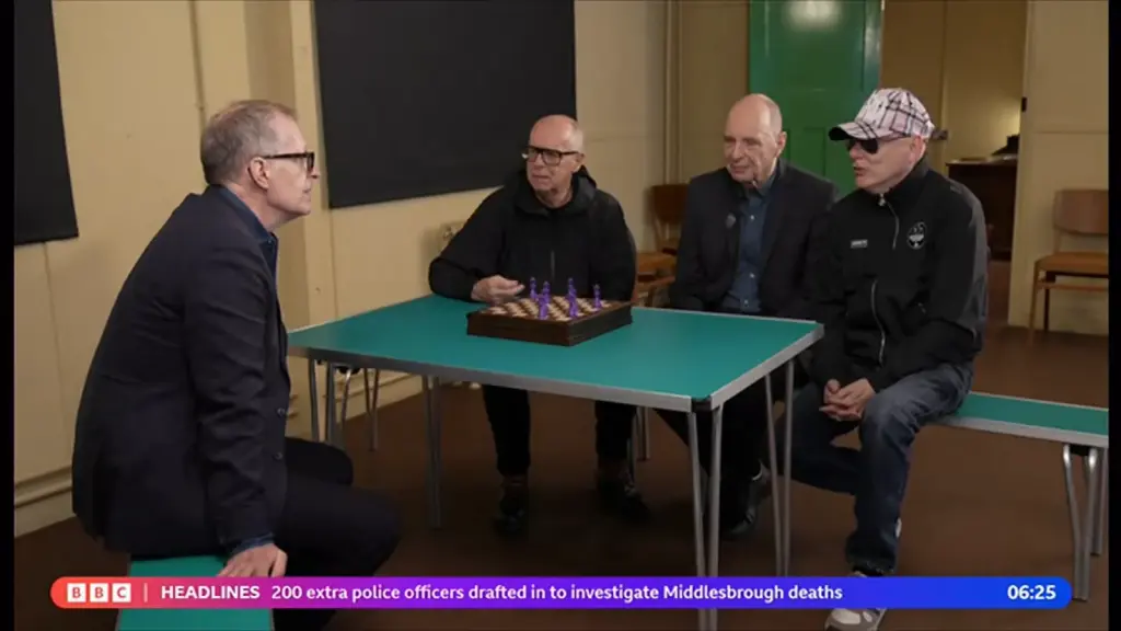 Neil Tennant and Chris Lowe visiting Bletchley Park in 2026