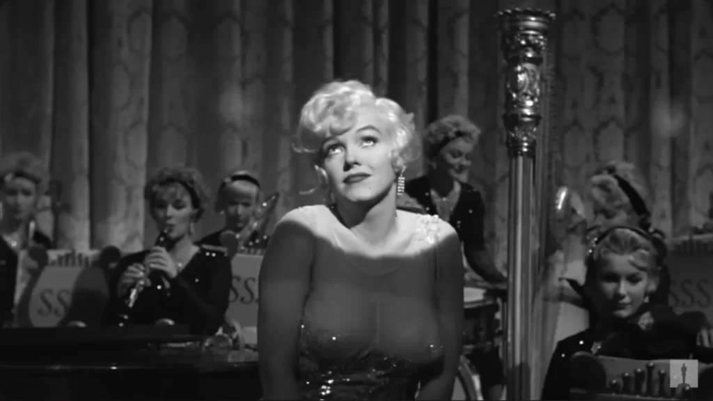 Display related to Marilyn Monroe’s Some Like It Hot costumes at the Academy Museum, image 5