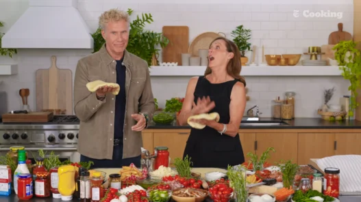 Will Ferrell and Molly Shannon in NYT Cooking’s Pizza Interview