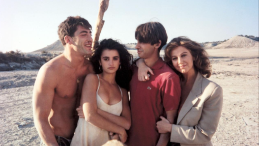 Javier Bardem and Penélope Cruz in imagery connected to Jamón, Jamón