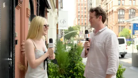 Dakota Fanning testing her music knowledge on Track Star