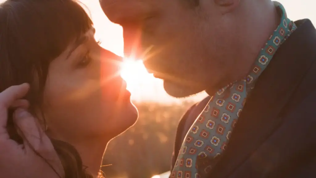 Dakota Johnson and Alexander Skarsgård for Valentino Beauty Vendetta