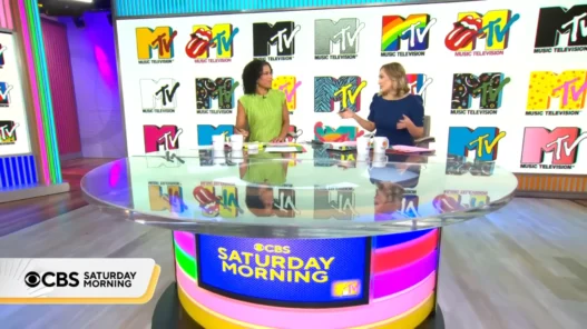 Second image accompanying CBS Saturday Morning’s MTV anniversary report