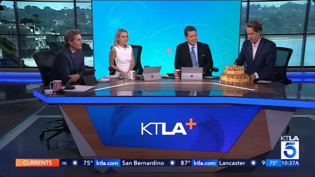 Final still from the Wienermobile and Wiener Cake celebration segment