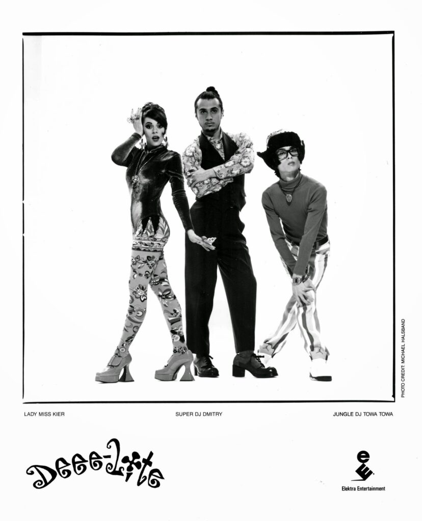 Deee-Lite trio during the World Clique era