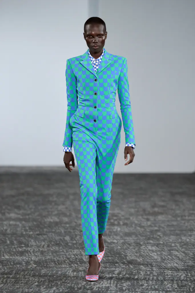 ANREALAGE Spring Summer 2027 SKIN runway look in Paris