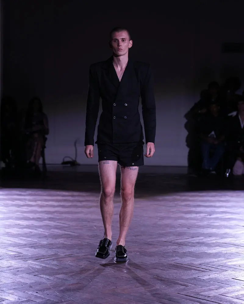 FANG NYC Spring/Summer 2027 runway look at New York Fashion Week