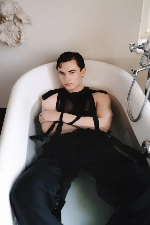 Martin Marcelo Santana in the Idle Rituals editorial for FY Magazine! Online