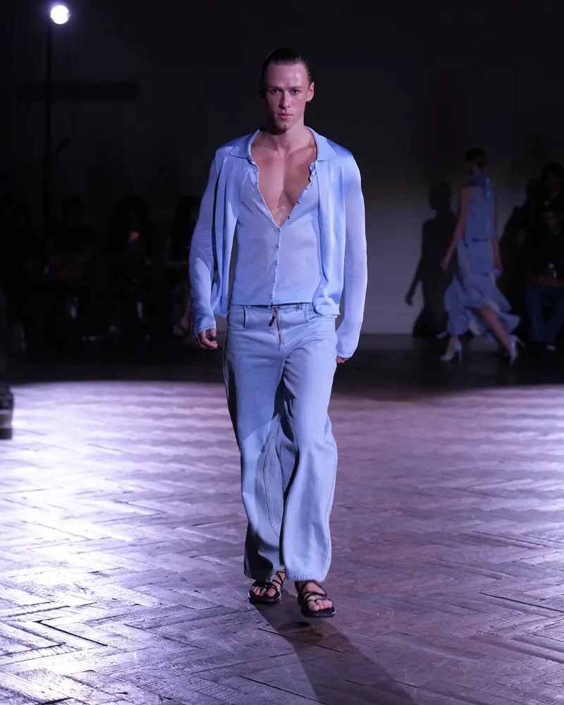 FANG NYC Spring/Summer 2027 runway look at New York Fashion Week
