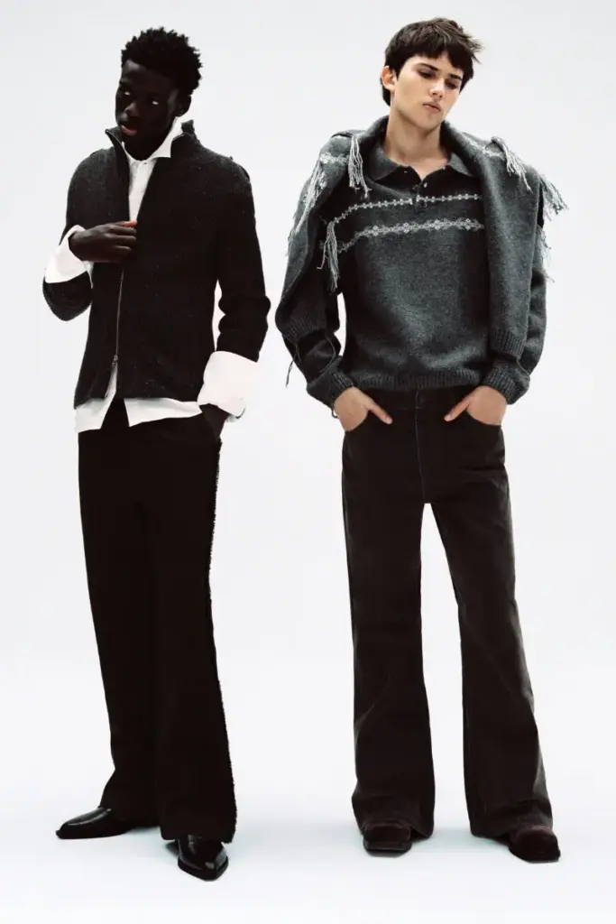 Pull&Bear x Oscar Ouyang collaboration look from the 2026 capsule collection
