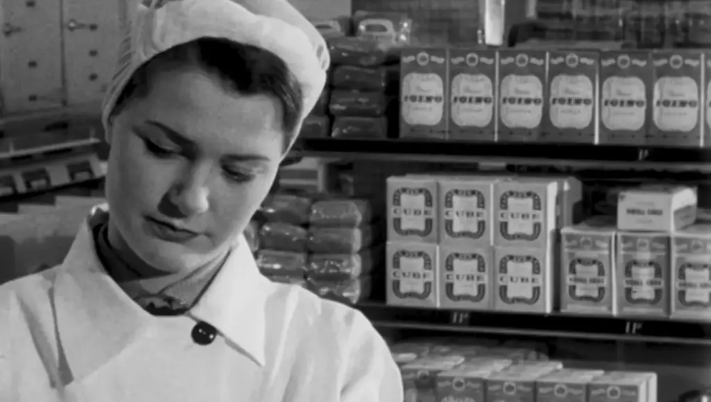 BBC Schools Going to Work self-service shop footage from 1961