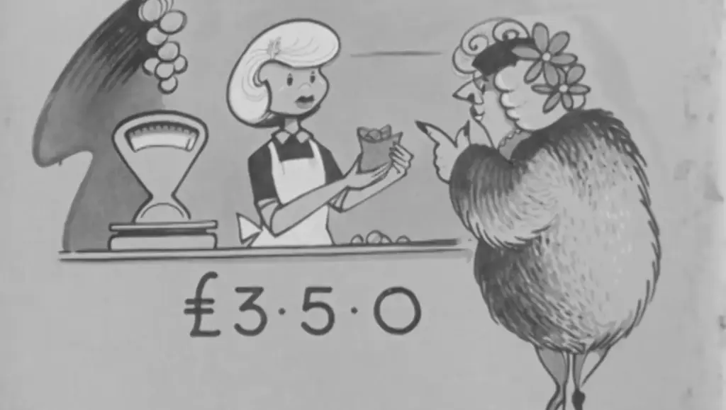 1961 BBC Schools film about work in a modern self-service shop