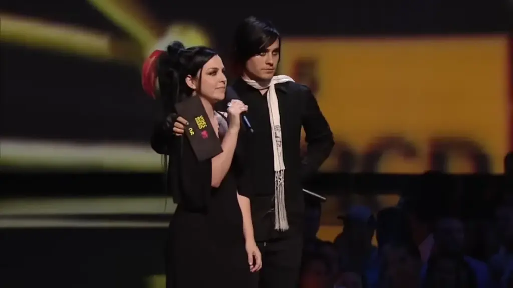 Broadcast frame from the 2006 MTV Video Music Awards at Radio City Music Hall