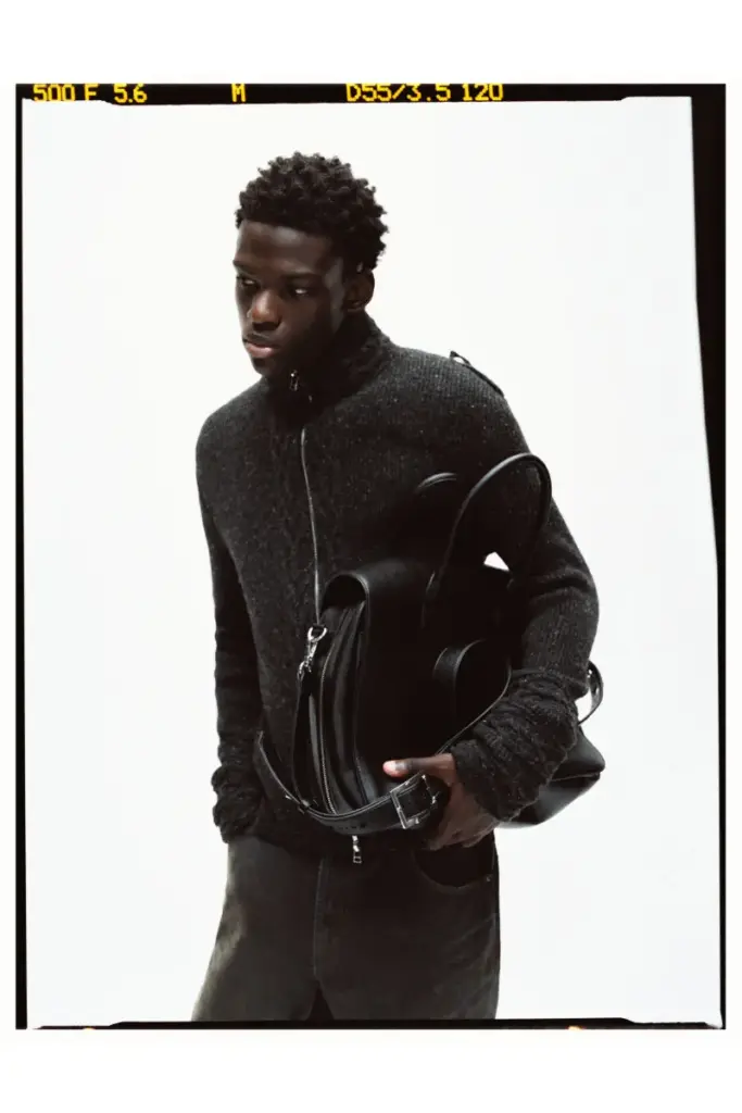 Pull&Bear x Oscar Ouyang collaboration look from the 2026 capsule collection