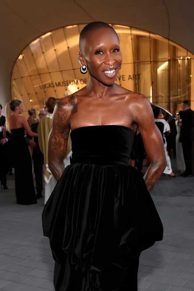  and Cynthia Erivo at the Lucas Museum of Narrative Art Opening Night in Los Angeles