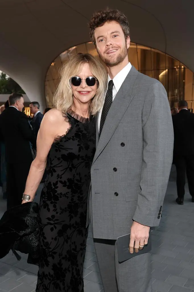 Meg Ryan and Jack Quaid at the Lucas Museum of Narrative Art Opening Night in Los Angeles