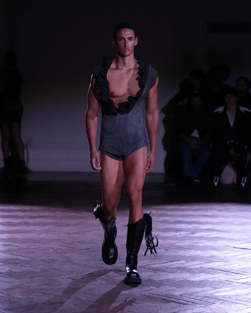 FANG NYC Spring/Summer 2027 runway look at New York Fashion Week