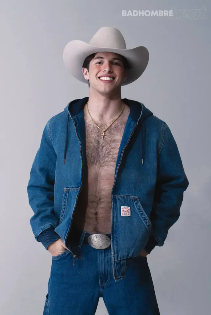 Witto González in his BADHOMBRE Heat editorial