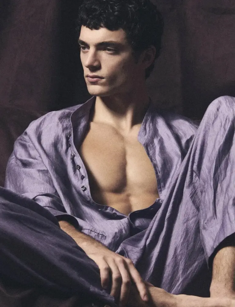 Antoine Waldner Looks Like a Modern French Sculpture in Laurent Humbert’s New Portrait Series